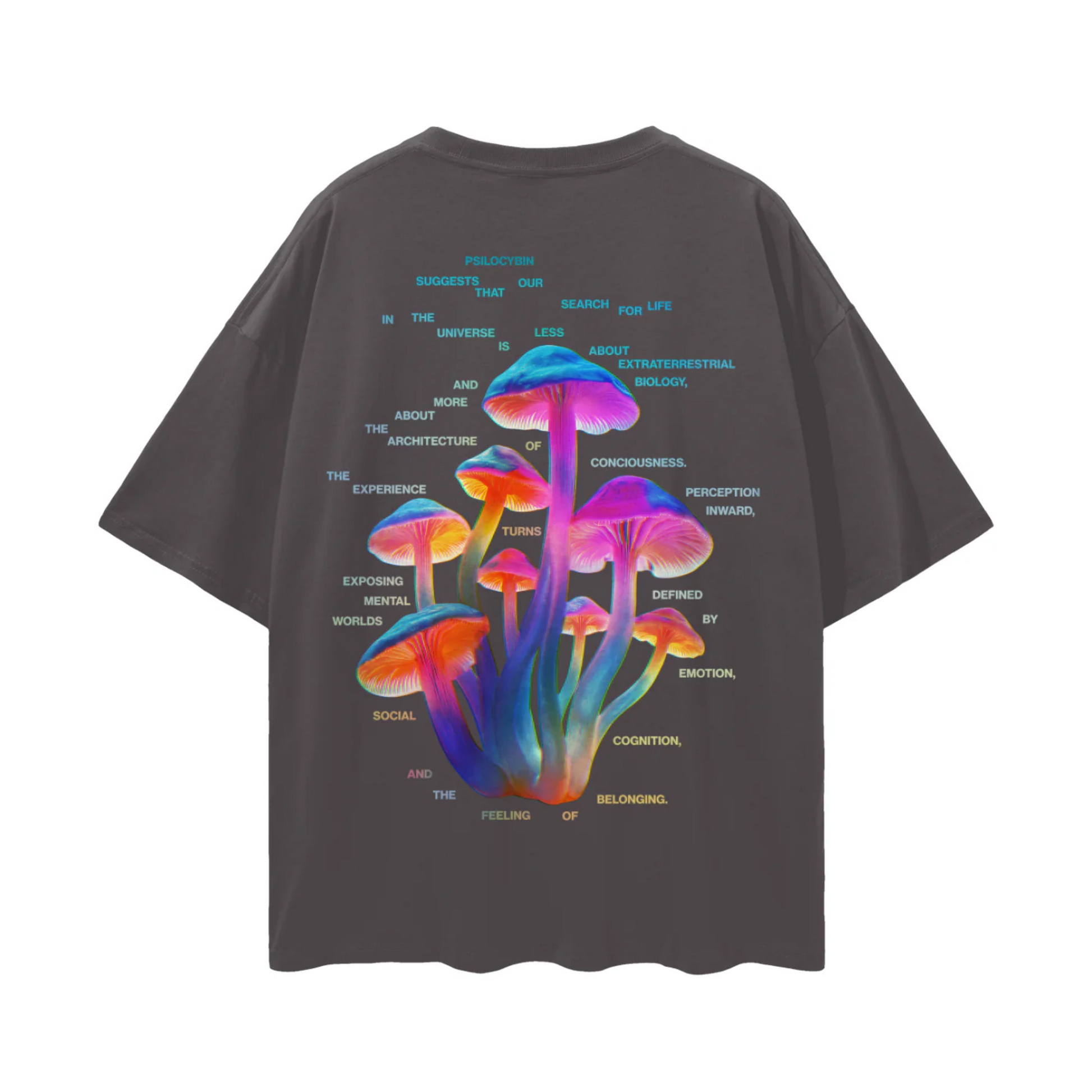 Psilocybin | Oversized Deep Drop Shoulder T-Shirt
