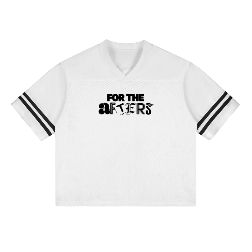 Keep Raves Weird | Taped Mesh T-Shirt (White)