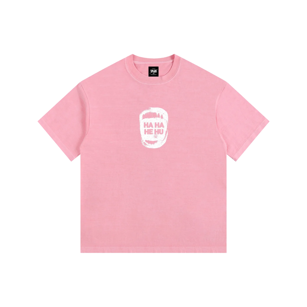 Ha Ha He Hu | Vintage Washed Oversized T-Shirt
