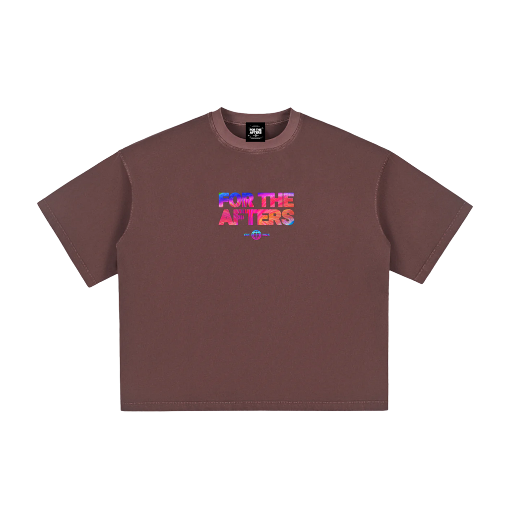 Psilocybine | T-shirt Boxy Vintage Délavé