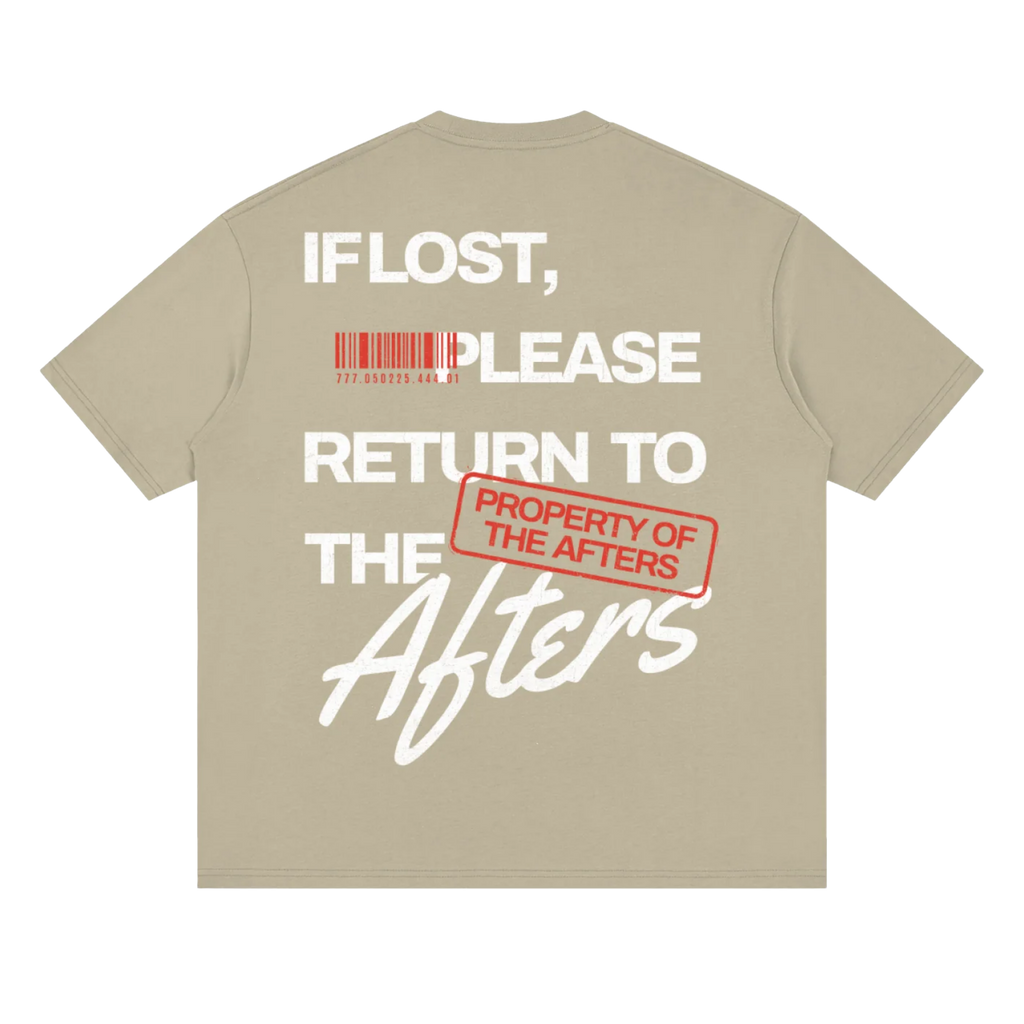Return to Afters | Oversized Deep Drop Shoulder T-Shirt
