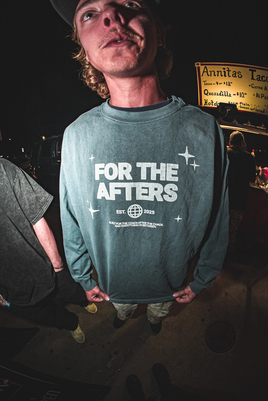 Pour l'Après | T-shirt à manches longues dégradé délavé