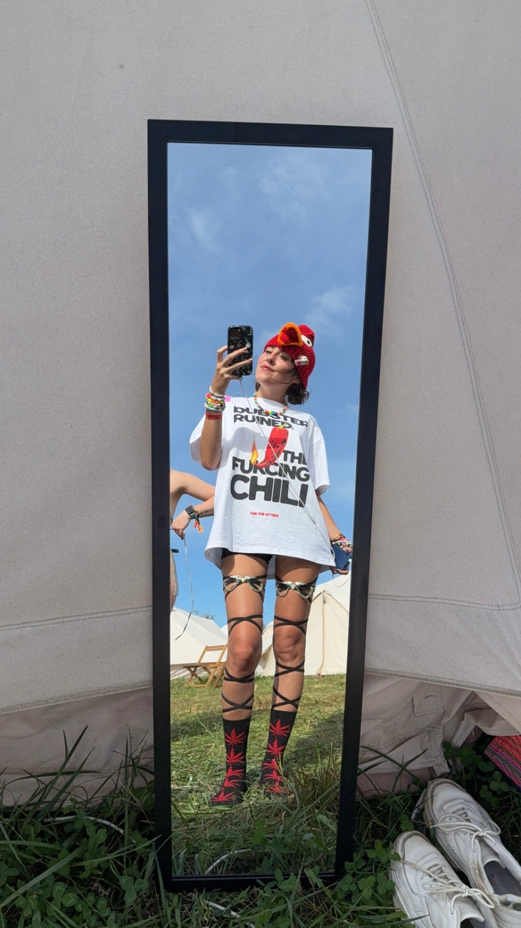 Burnt Chili | Oversized Deep Drop Shoulder