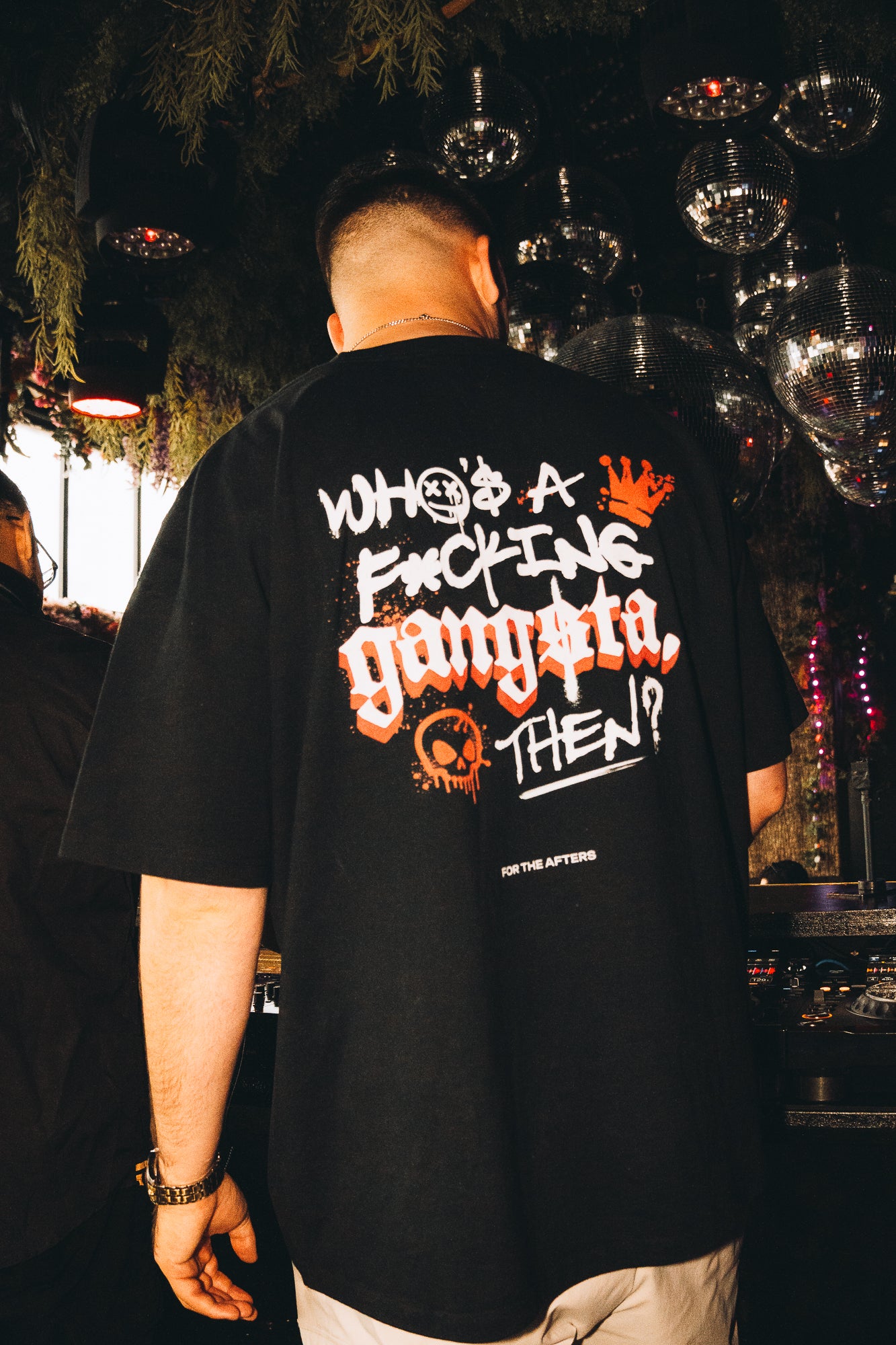 Gangsta Who? | Heavyweight Drop Shoulder T-Shirt - Black