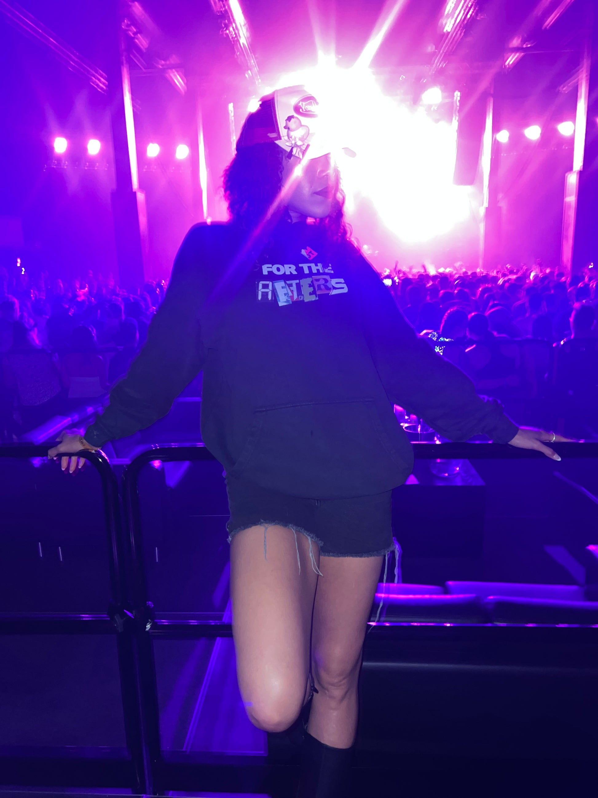 Do Not Invite Me! (Unless...) | Acid Wash Oversized Hoodie (Black)