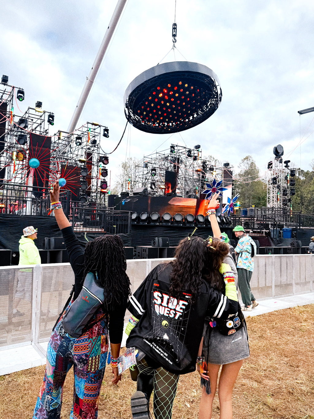 Side Quest | Taped Mesh T-Shirt (Black)
