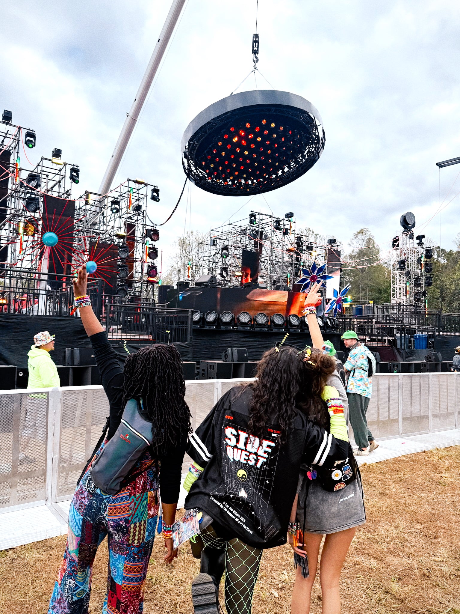 Side Quest | Taped Mesh T-Shirt (Black)