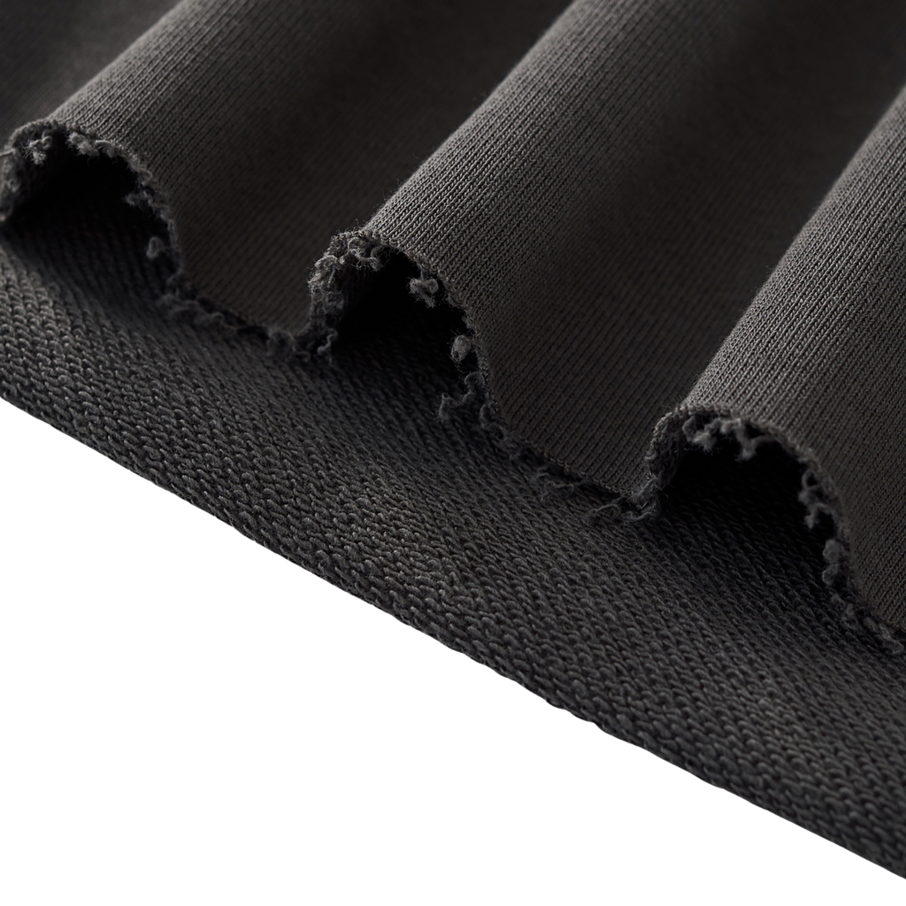 Afters? | Boxy Half-Sleeve Raw-Edge T-Shirt