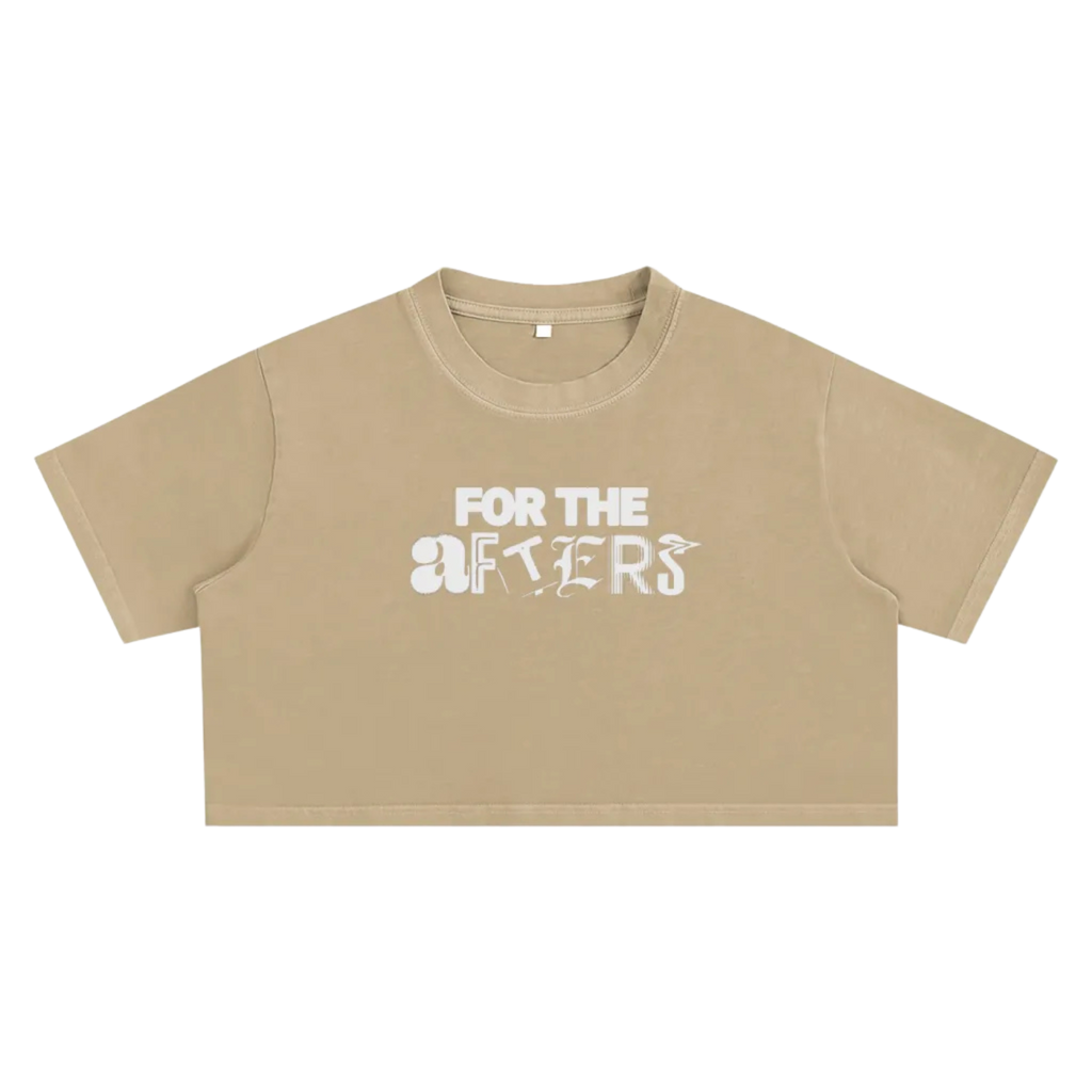 Keep Raves Weird | Snow Washed Crop Top
