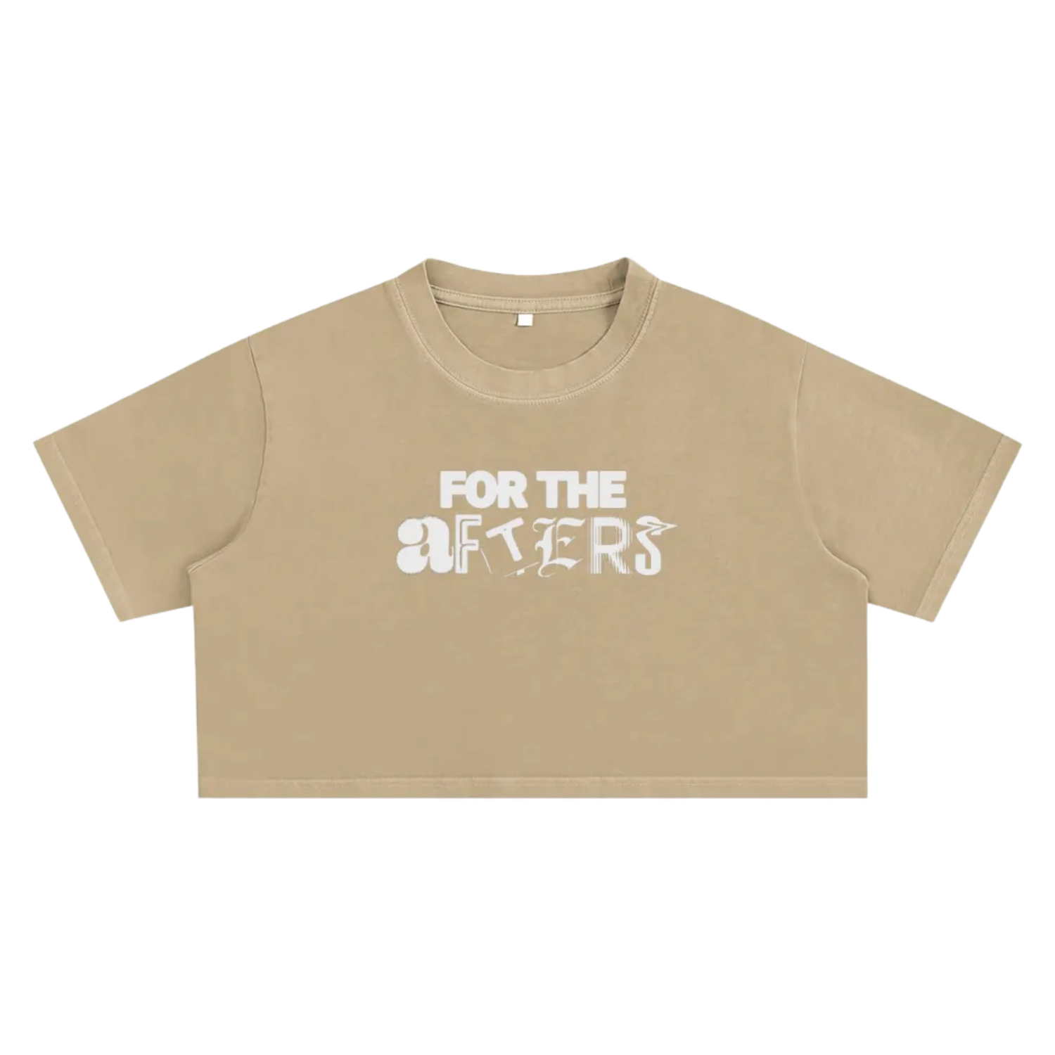 Keep Raves Weird | Snow Washed Crop Top