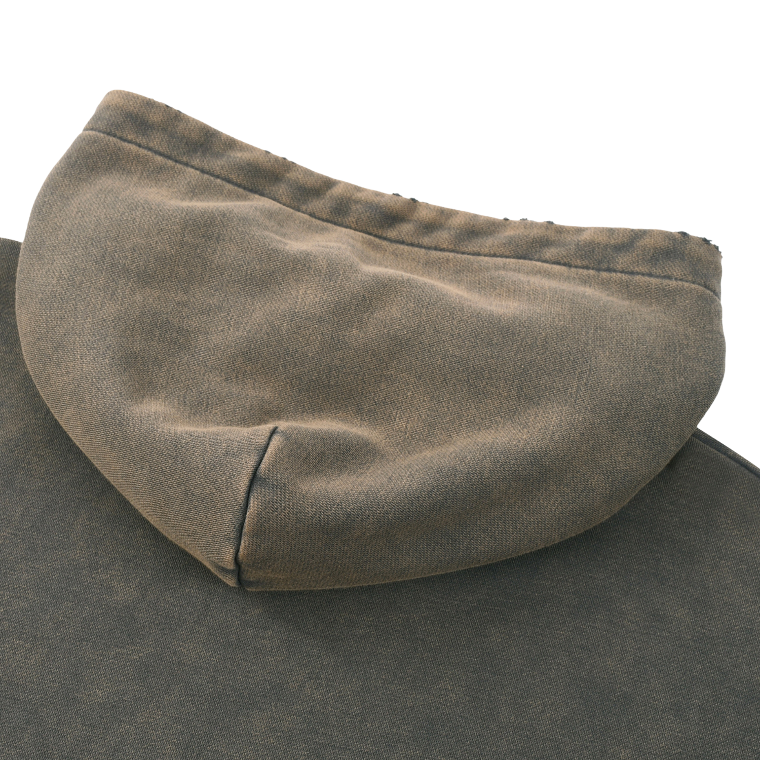 For the Afters | Vintage Washed Frayed-Hem Hoodie
