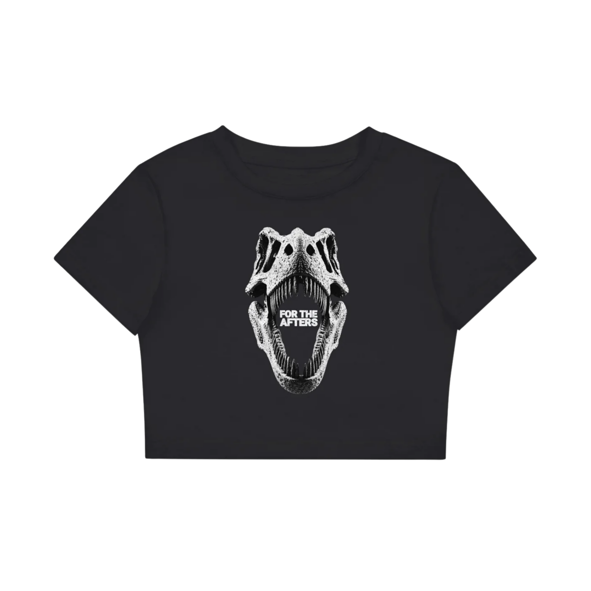 Bass Face | Fitted Crop Cotton T-Shirt