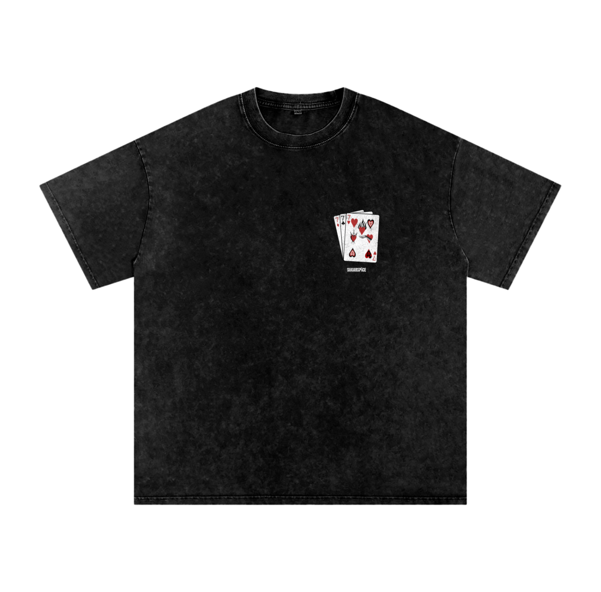 sugarspice x For the Afters | 777 Oversized Acid-Wash T-Shirt