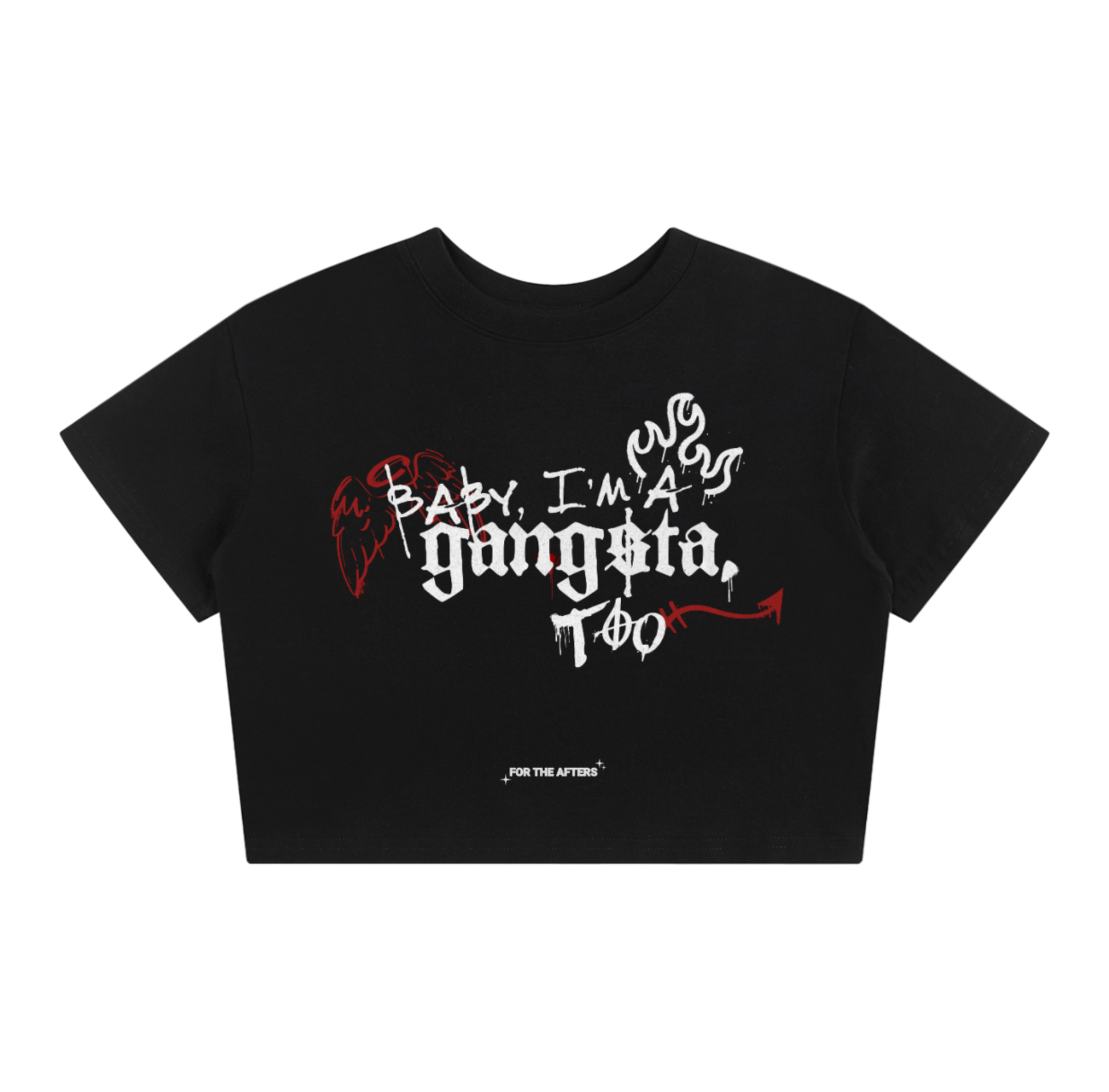 Gangsta Who? | Crop Top T-Shirt