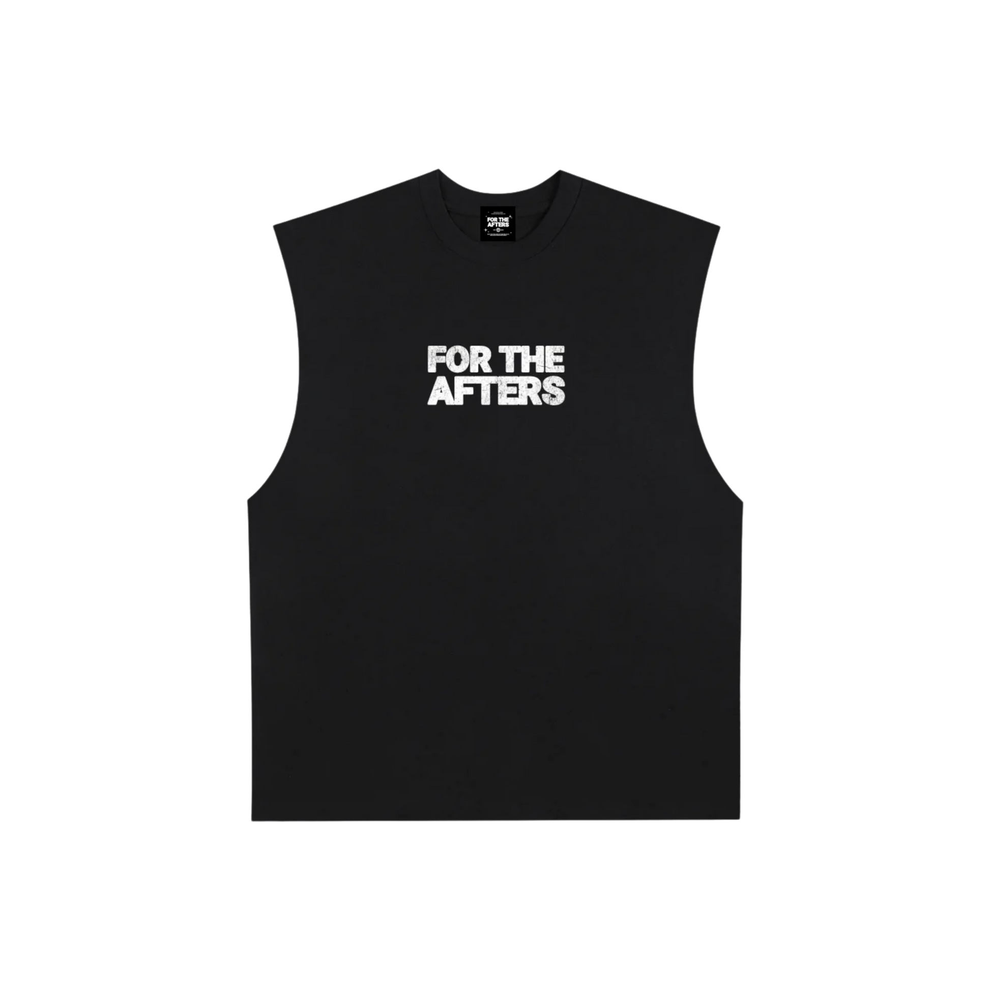 Bass Face | Raw Edge Cotton Tank Top