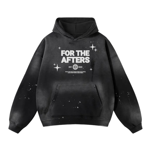 Primarily/ FTA | Vintage Wash Frayed Fleece Hoodie – For the Afters