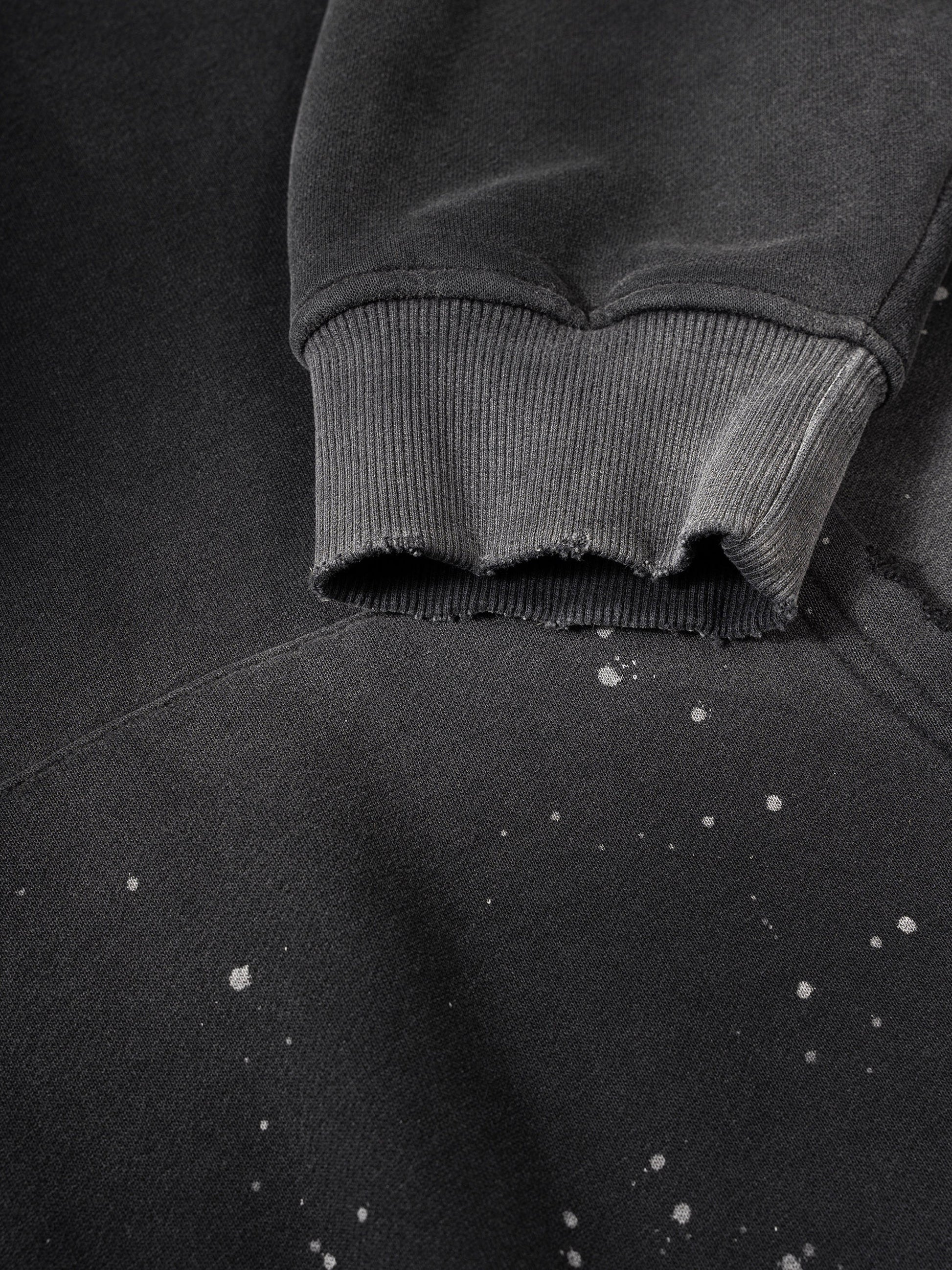 /Primarily/ FTA | Vintage Wash Frayed Fleece Hoodie