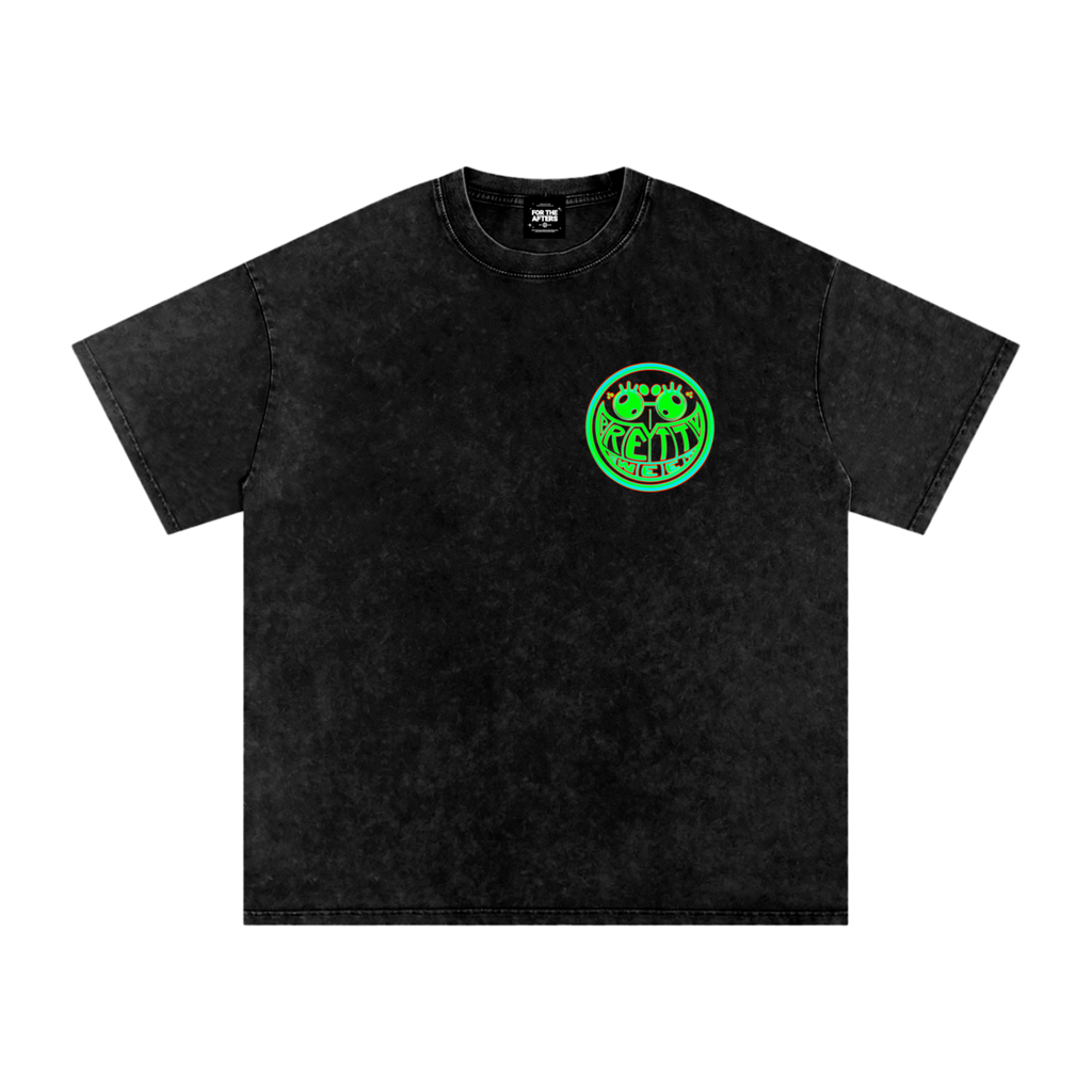 Pretty Sweet x For the Afters - Acid Washed Oversized T-Shirt