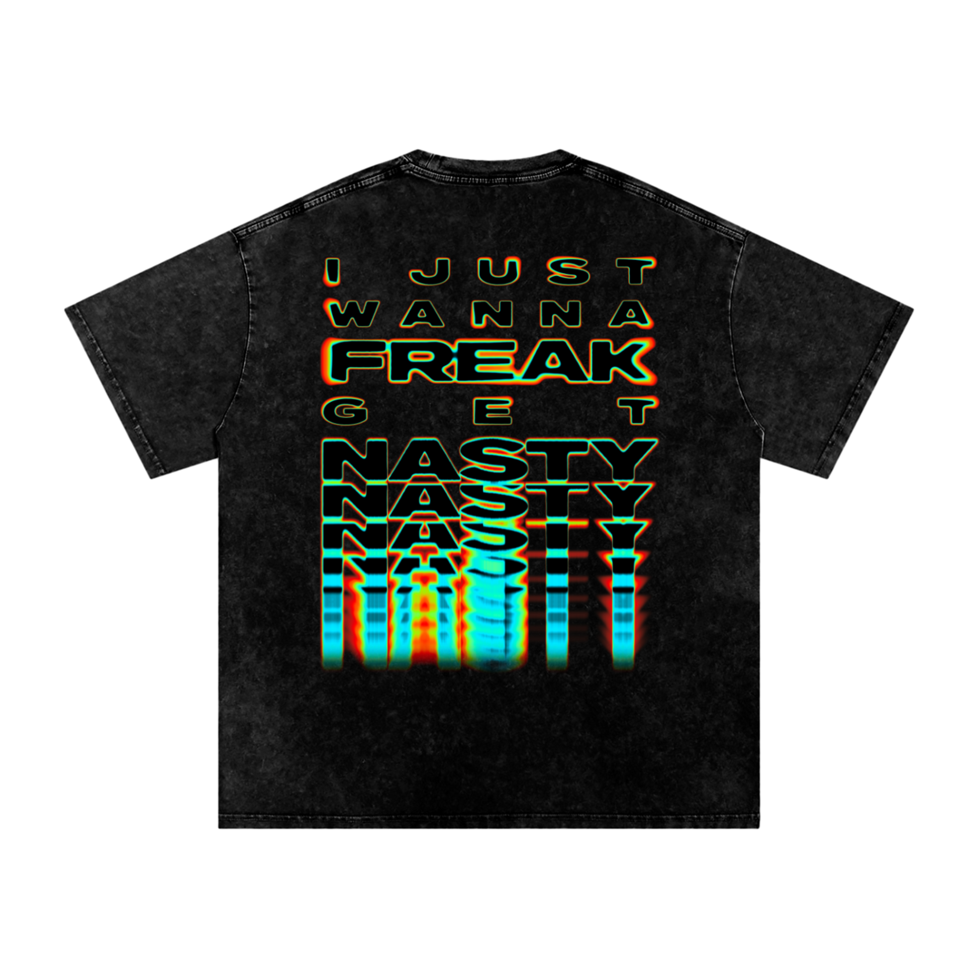 Pretty Sweet x For the Afters - Acid Washed Oversized T-Shirt