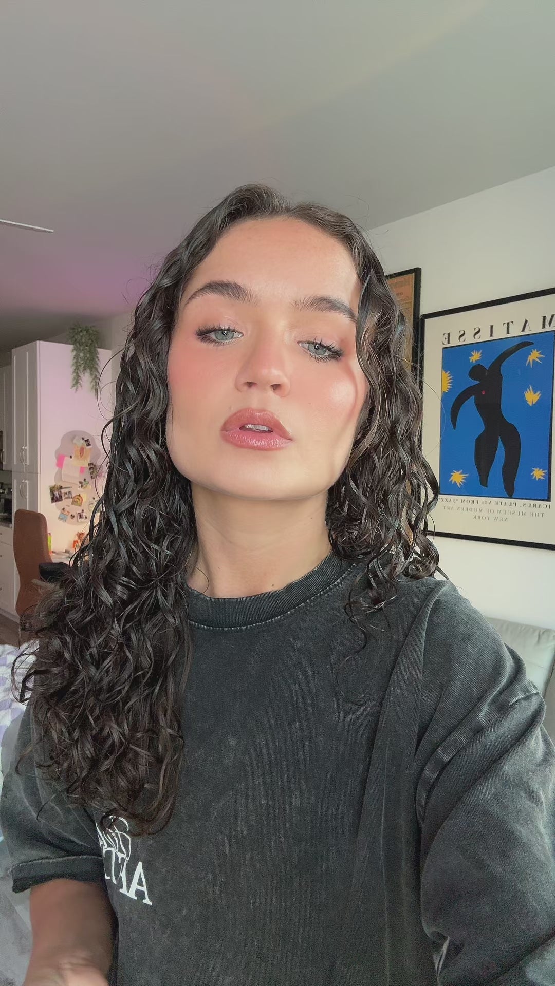 I Said It Nicely | Acid Wash Oversized T-Shirt